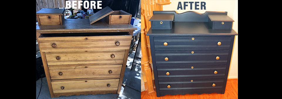 Giving old furniture a new life